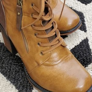 Womens casual combat boots